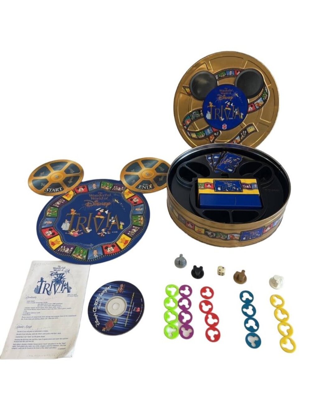 The Wonderful World Of Disney Trivia Game Collectors Edition Mattel